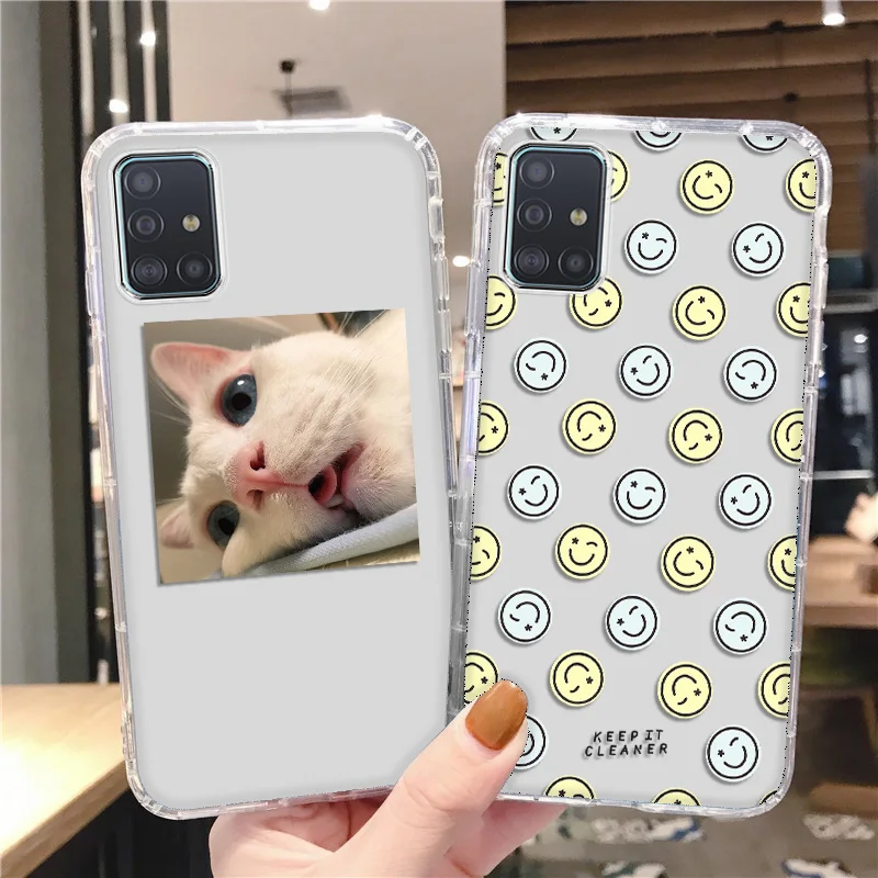 

M32 Case For Samsung A52S 5G Case Clear Funda Samsung Galaxy A03S A22 A02 A21S A31 A32 A50 A30S A51 A52 A71 A72 Soft Back Cover