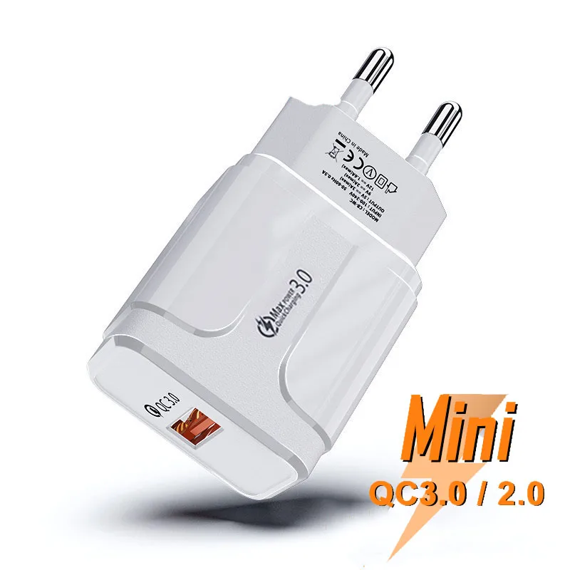 Зарядное устройство Usb быстрая зарядка 3 0 QC3.0 для Redmi Note 7 K20 Iphone LG G6 G5 HTC 10 U11 Nubia