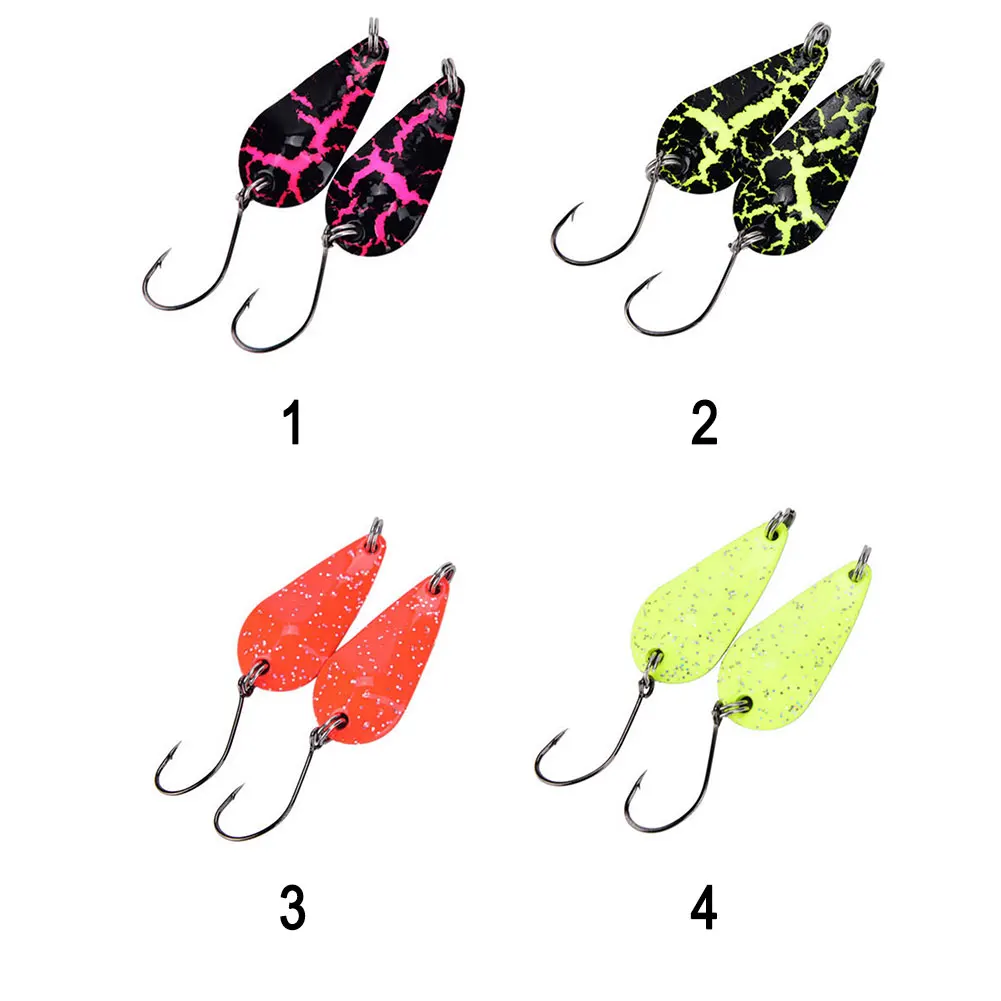 Новинка 3 5 г цвет конский рот блестки приманка маленькие микро рыболовные ложки