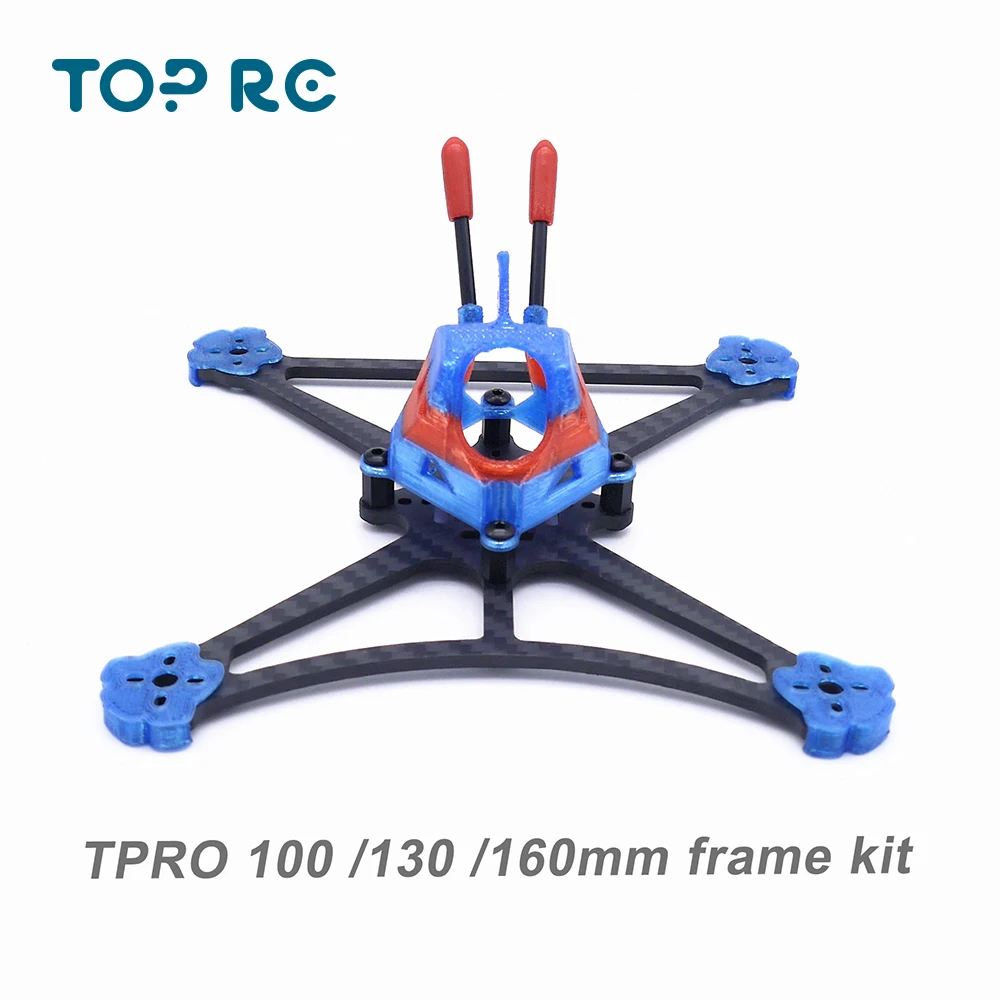 Набор рамок для квадрокоптера TPRO 2 5 дюйма 100 мм 3 130 4 160 3K из углеродного волокна с