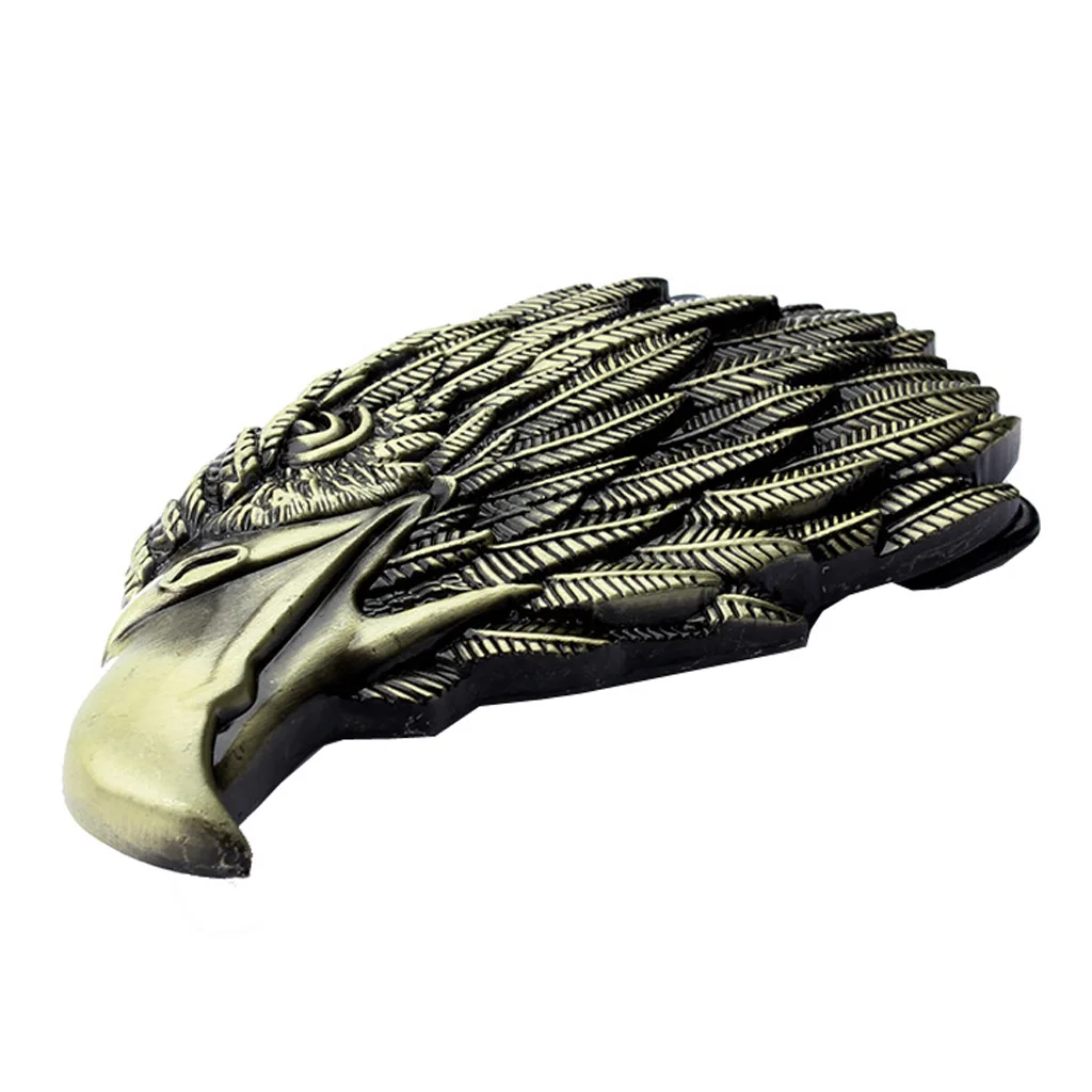 

Classic Vintage Handsome Fierce Stereoscopic Sky Masters Eagle Head Shaped Men's Belt Buckle Cool Ornament Accessories