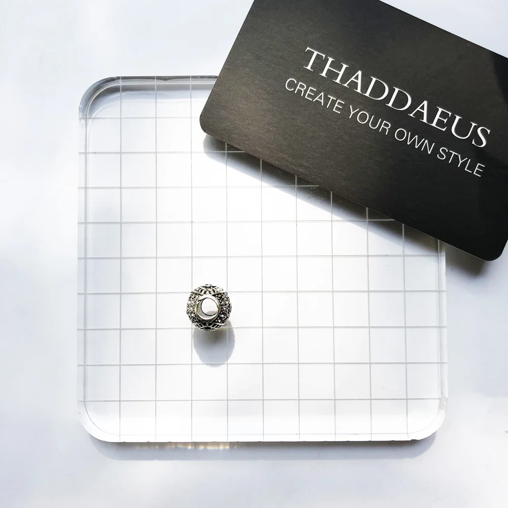 Бусины кошачий глаз 2017 основной Componen серебро и стразы в виде бус подходящие