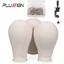 Plussign 21 &quot 25&quot холст блок головы манекен головной парик