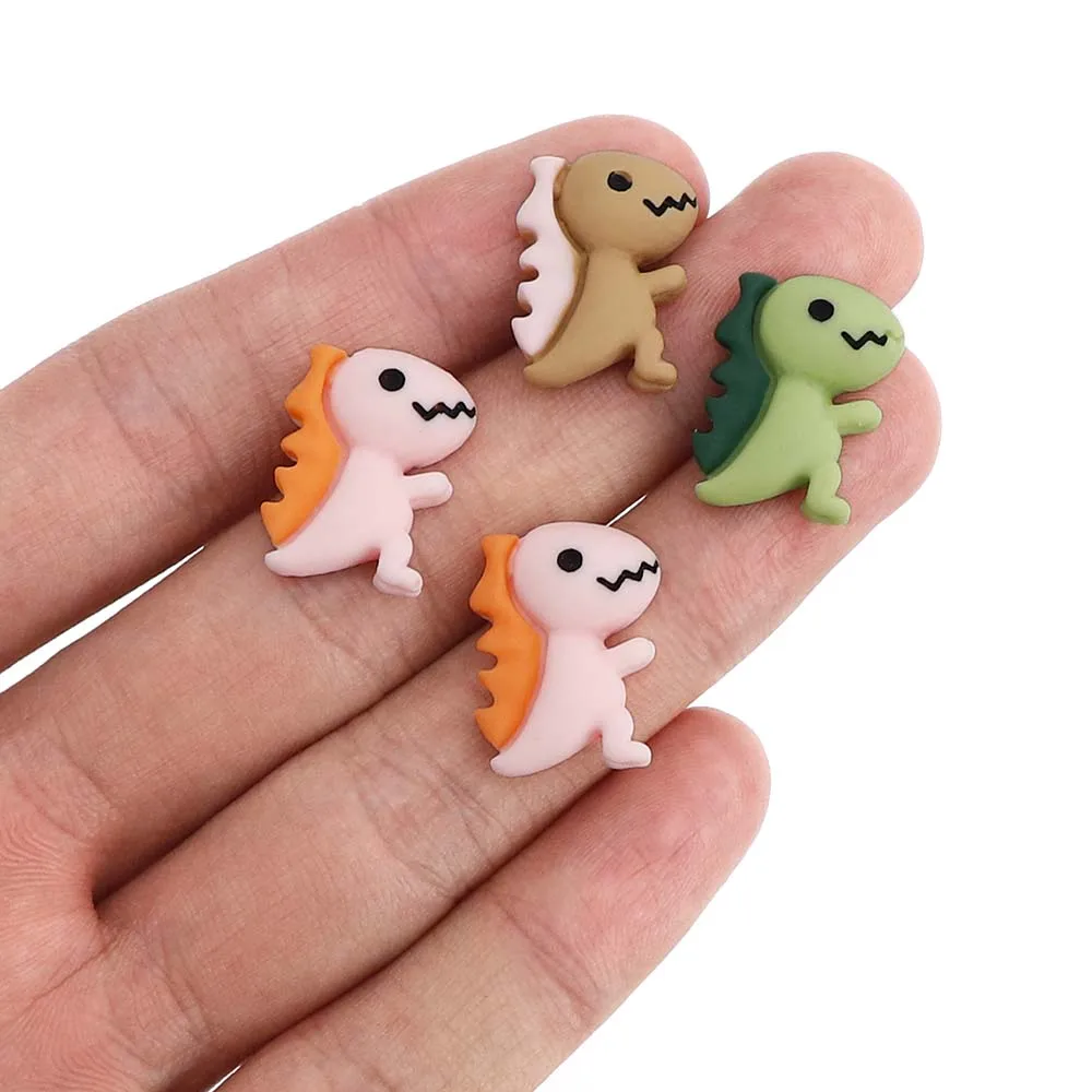 

20Pcs Flatback Resin Cute Dinosaur Scrapbook Embellishments Kids DIY Accessories