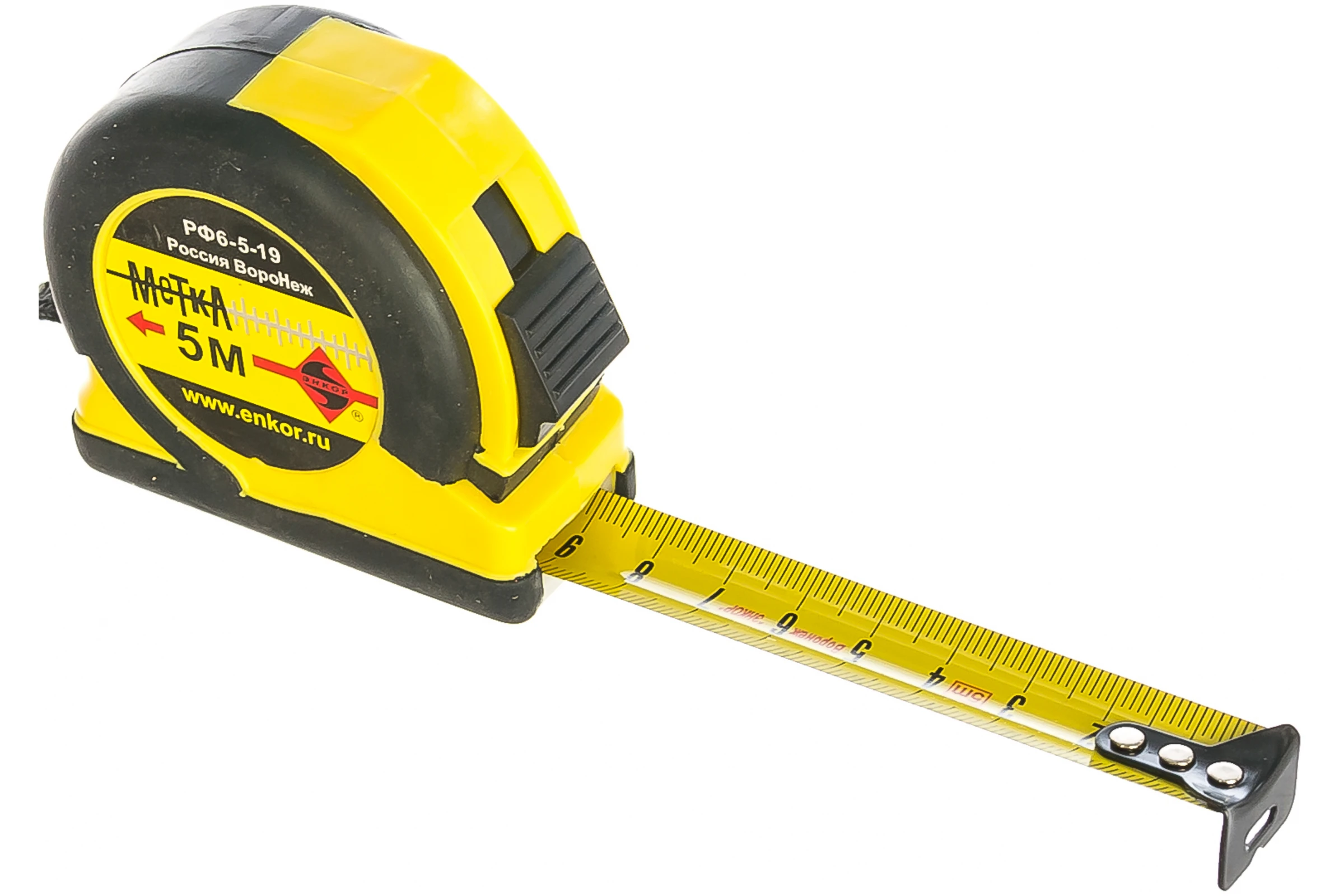 Рулетка 5м Метка 10106 РФ6-5-19 Энкор |
