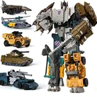 HaiZhiXing 5 в 1 комбинаторы Bruticus G1 фигурка игрушки Brawl Swindle модель наступления деформации автомобиля Робот KO