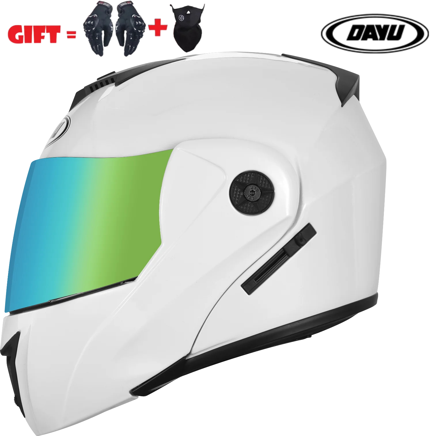 

2020 DOT Flip Up Motorcycle helmet Modular Dual lens Racing motorbike helmet Safe helmets Casco capacete casque moto for man