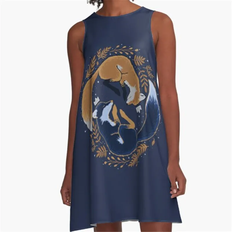 

Fashion Women summer dresses wander Are Lost Printed A-Line Boho Dress for women harajuku Sexy ladies mini short beach dress