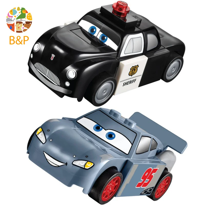 10742 99 шт. Pixar Cars 3 Lightning Juniors Smokey's Garage кирпичные игрушки для детей Совместимые 10685