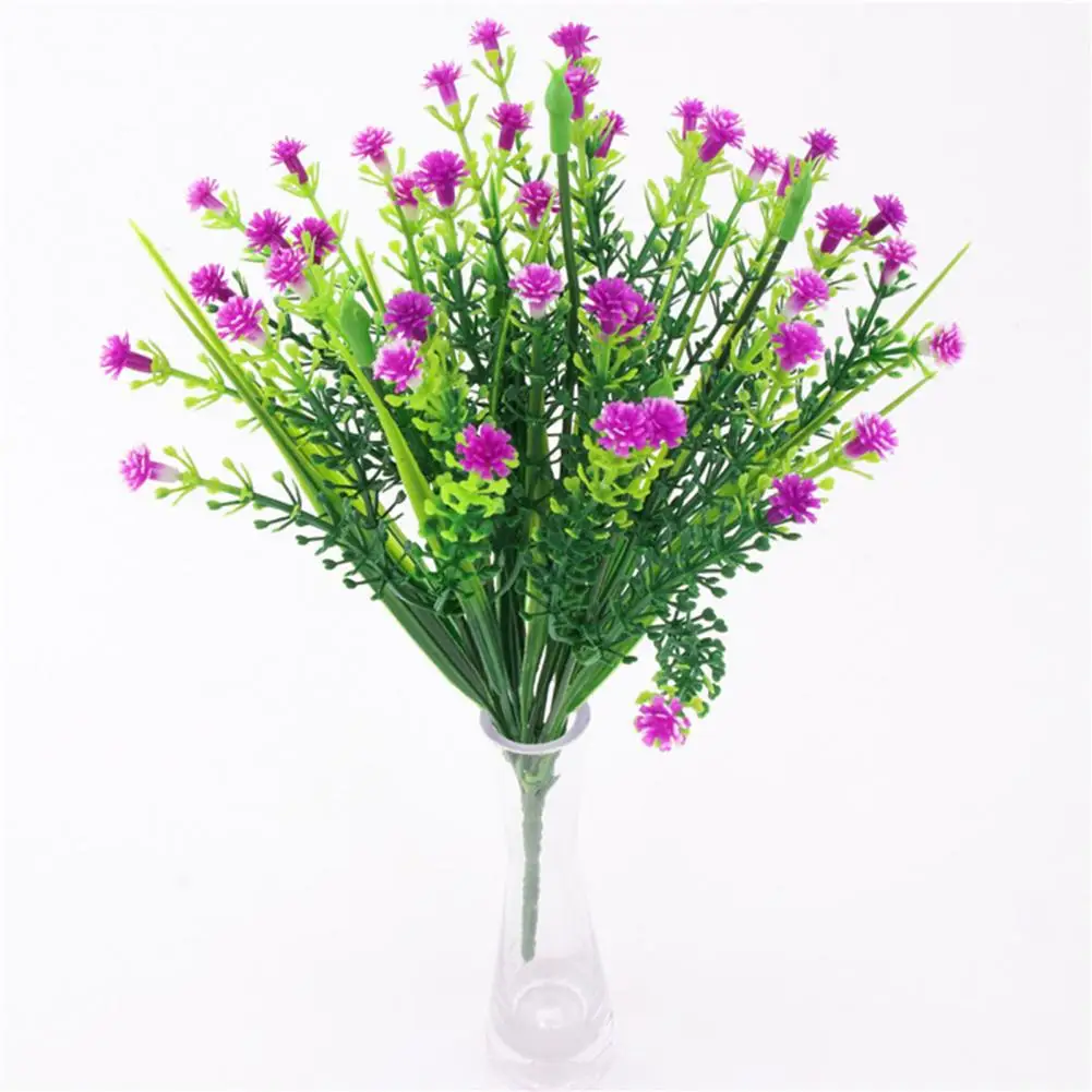

Artificial Flower 5 Branches Everlasting Plastic Eco-friendly Waterproof Simulation Table Decorative Photograph Prop