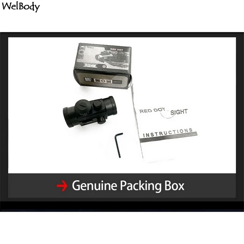 Тактический Оптический Коллиматорный прицел 1X40 мм с красной зеленой точкой