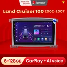 Junsun V1pro AI Голосовое CarPlay DSP For Тойота Ленд Крузер 100 For Лексус ЛХ 470 J100 рестайлинг For Toyota Land Cruiser 100 For Lexus LX470 2 2002 - 2007 2DIN автомагнитола 2 дин мультимедиа головное устройство