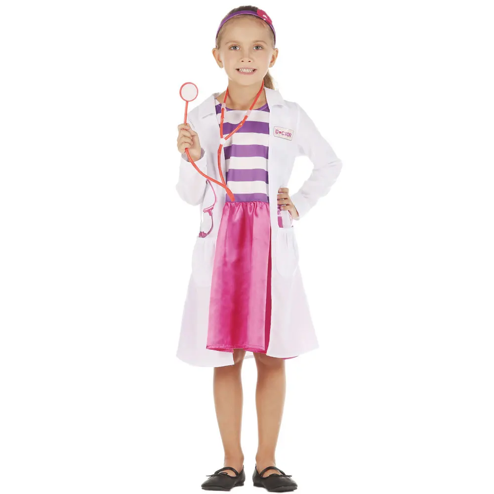 Комплект для косплея доктора и медсестры из аниме Доктор костюм Доктора на