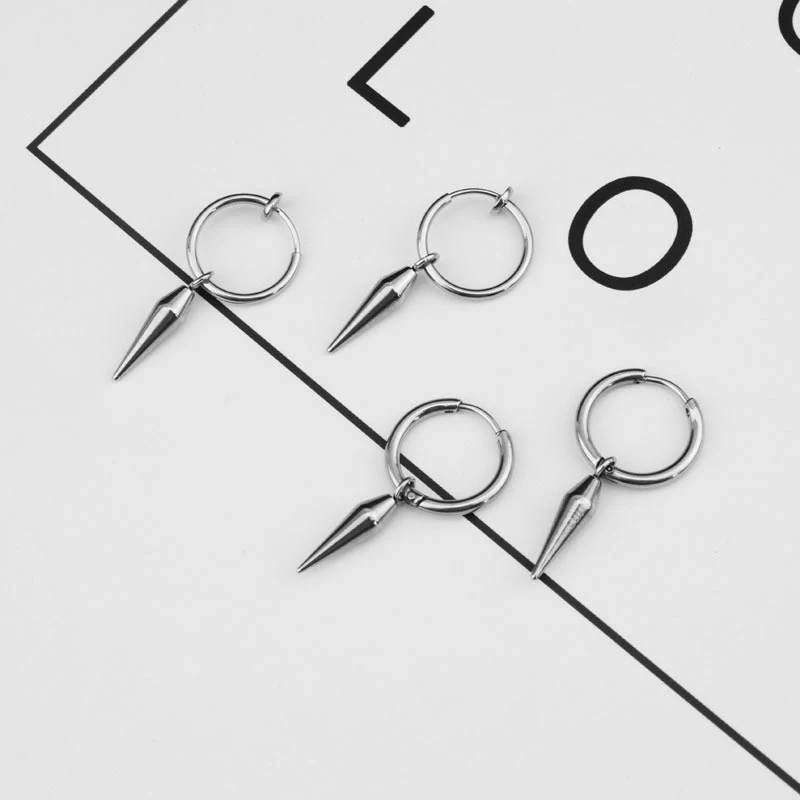 Персональный конусный шар кулон цепочка с кисточками Панк Круг висячие серьги