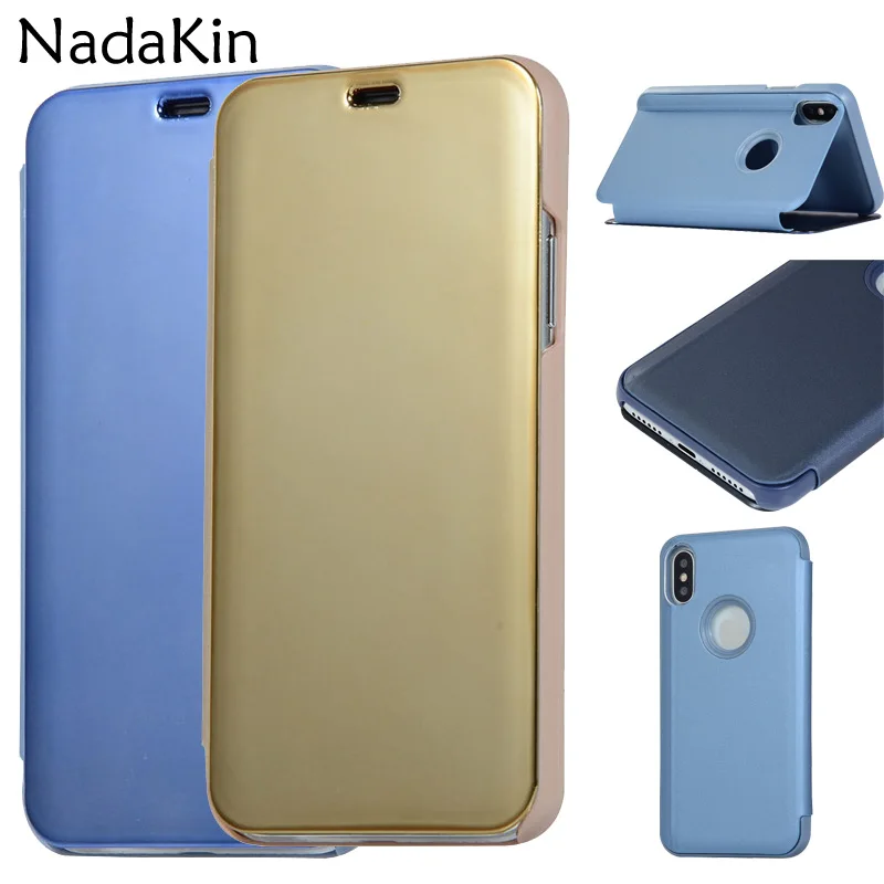 C зеркальным покрытием Роскошный чехол книжка для samsung Galaxy A10 A20 A30 A40 A50 A60 A70 A80 A2 Core