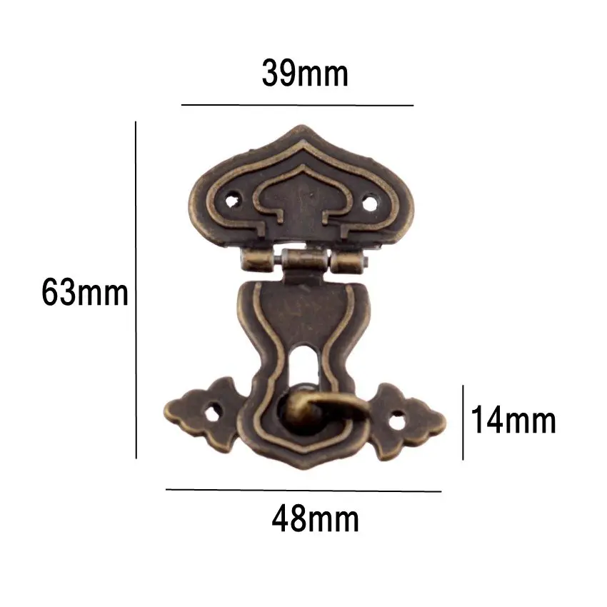 Бесплатная доставка 1 комплект застежки для сумок и бронзового цвета аксессуары