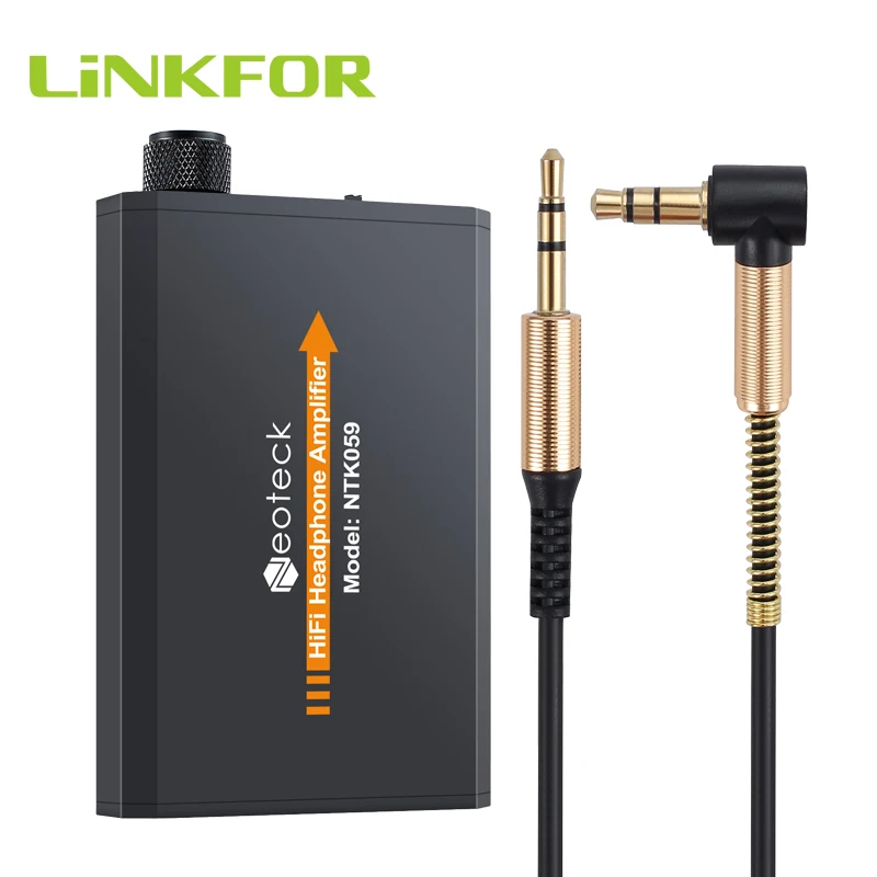 LiNKFOR портативный усилитель для наушников Hi Fi 3 5 мм AUX вход телефонов Android ПК с