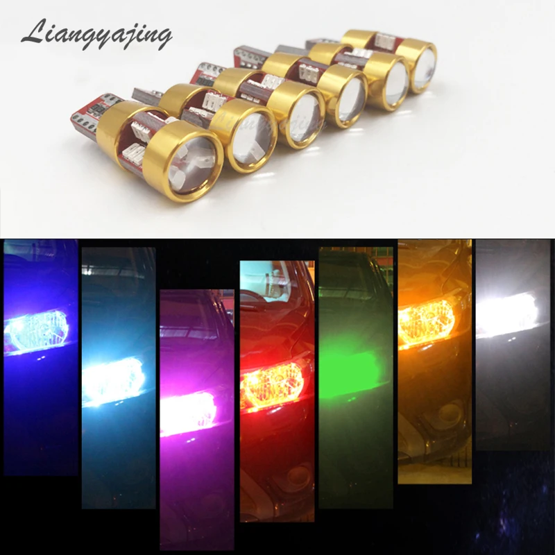 6 шт. T10 W5W Canbus 27SMD парковочные огни сигнальная лампа поворота светодиодный свет