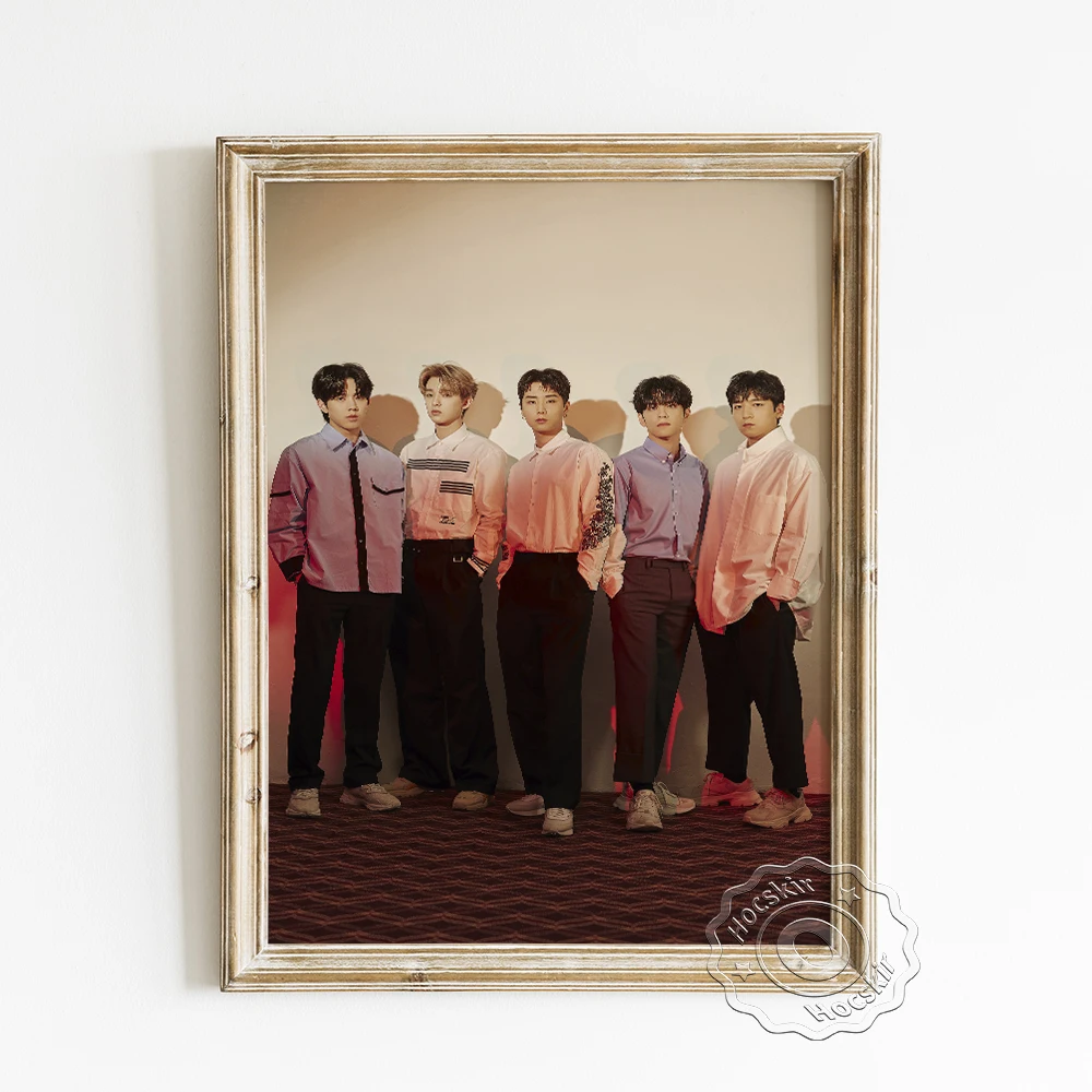 Плакат группы DAY6 в стиле портрета из журнала моды Pop Music Male Group Star, печать на холсте, коллекция для поклонников K-pop, современное украшение стены.