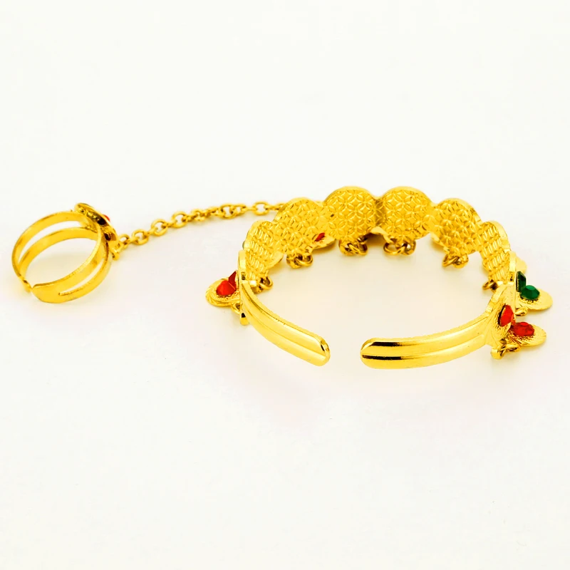 Дубай африканские дети детский браслет Детские золотые браслеты для женщин