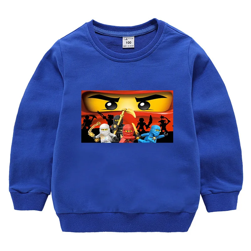 2019 летняя одежда для детей футболка мальчиков Ninja Ninjago футболки с капюшоном