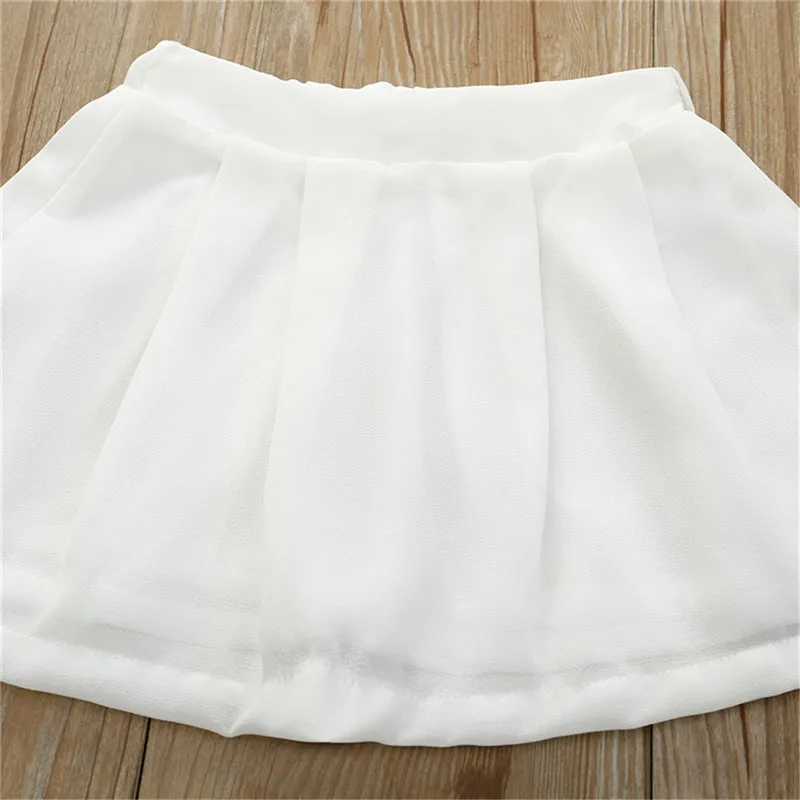 2 шт. кружевная юбка с круглым вырезом без рукавов|Комплекты одежды для девочек| |