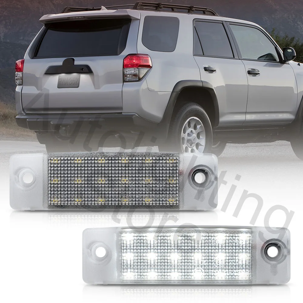Светодиодсветильник КА для номерного знака Toyota 4runner 1996-2018 Sequoia 2001-2016 Land Cruiser Prado Lexus