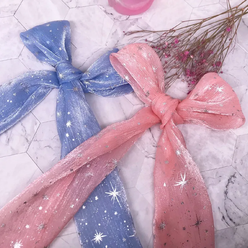 

Сад 7 см 70 мм старт блестящие вуаль ткань трубки Сделай Сам DIY бигуди для волос кольцо аксессуары вручную изготовленная лента ленты 5 метров