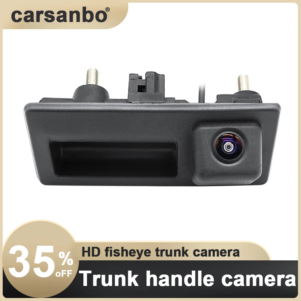 

170 Degree Car Rear View Reverse Backup Trunk Handle Camera for VW Passat Golf Polo Jetta Au-di A4 A6 Fisheye Lens Backup Camera