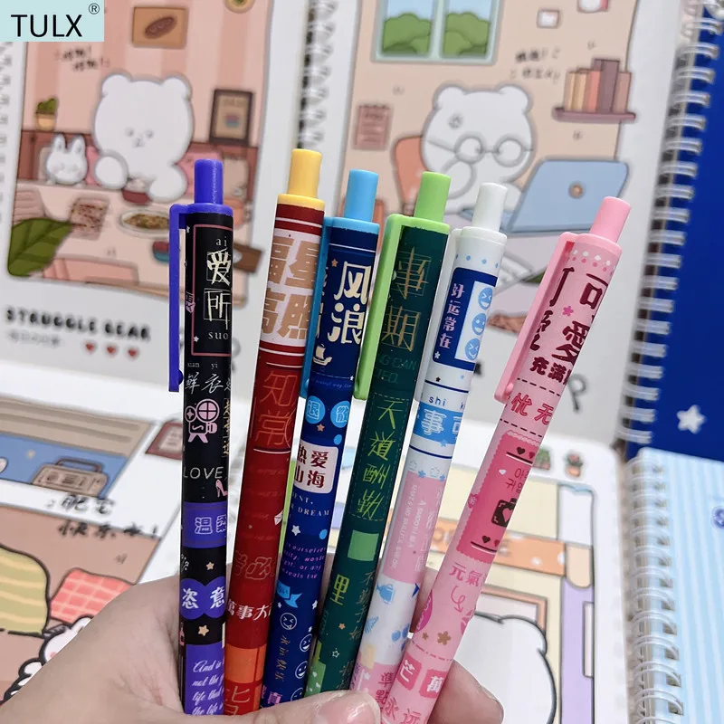 

Школьные принадлежности TULX, искусственная Милая гелевая ручка, канцелярские ручки, милые канцелярские принадлежности, вернуться в школу