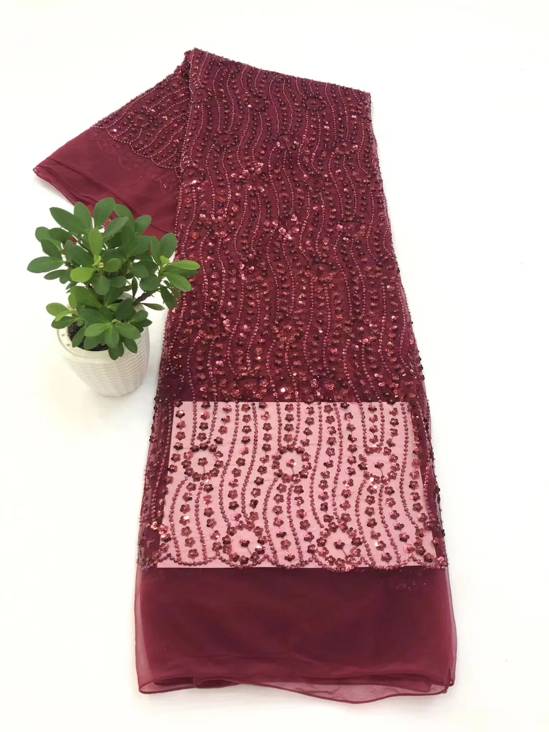 

Африканская сетчатая кружевная ткань с блестками 2021, Высококачественная сетчатая кружевная ткань с вышивкой блестками для свадьбы D41621