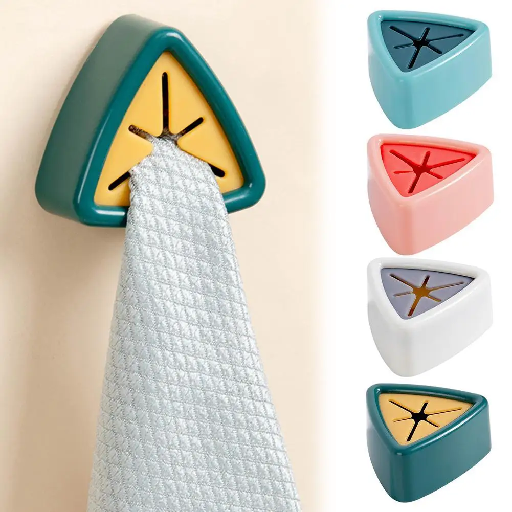 

Vacclo Towel Holder Sucker Wall Window Bathroom Tool Convenient Kitchen Storage Hooks Washing Cloth Hanger Rack Rag Organizer