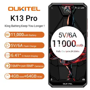 OUKITEL смартфон K13 Pro Android 9,0 OTA NFC отпечаток пальца мобильный телефон 6,41 