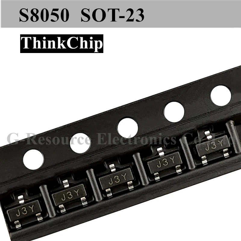 (100 шт.) S8050 J3Y СОТ 23 Силовые транзисторы NPN SMD Триод сигнала Новый оригинальный
