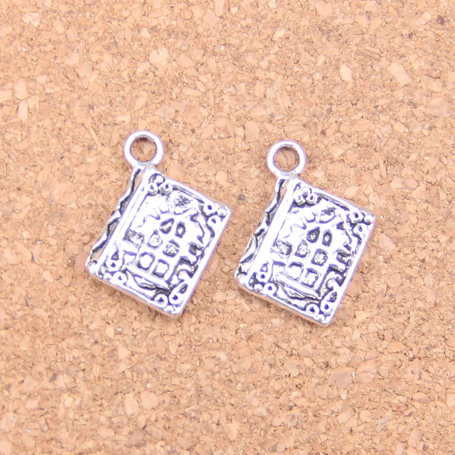 18pcs Charms book holy bible 17x11mm Antique Pendants Vintage Tibetan Silver Jewelry DIY for bracelet necklace | Украшения и