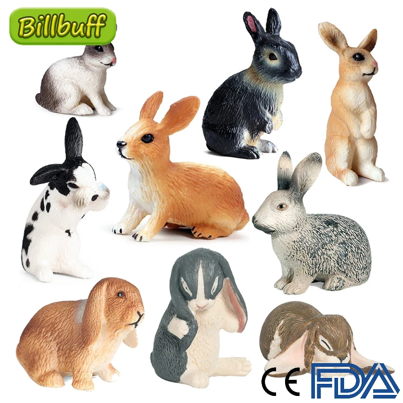 

Игрушка-кролик детская, миниатюрная, развивающая, для детей