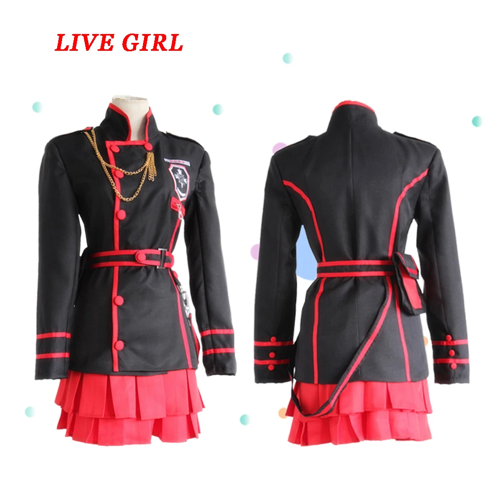 Костюм для косплея D. Gray-man linalee Lee Allen Walker черная школьная форма костюм с полным