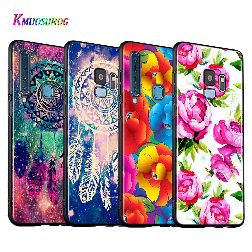 Цветной силиконовый чехол с цветами мандалы для Samsung Galaxy A9 A8 A7 A6 A6S A8S Plus A5 A3 Star 2018 2017