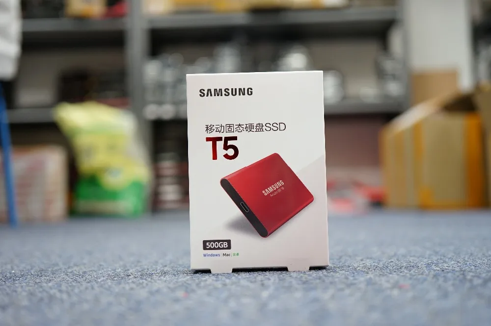 Samsung портативный ПК T5 SSD 250GB 500GB 250G 500G Внешние твердотельные накопители SSD USB 3,1 T5 1 ТБ 2 ТБ