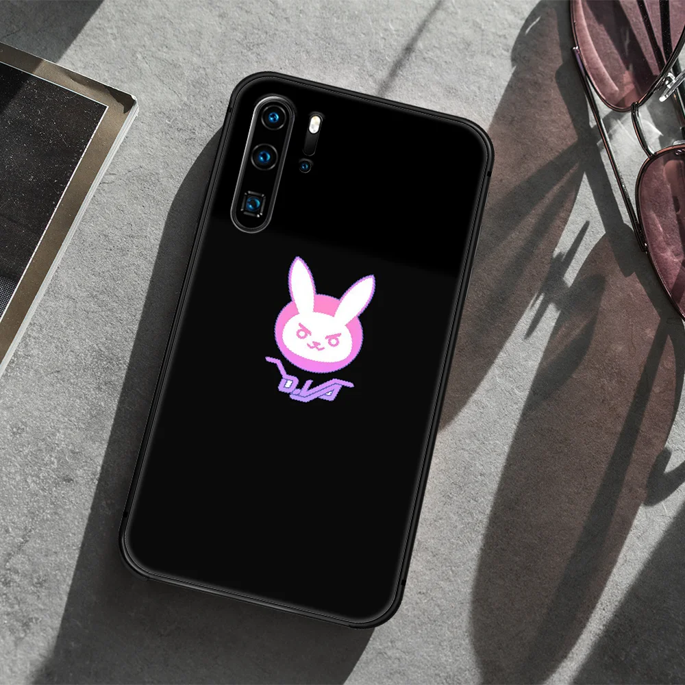 

dva ow OverWatch Phone Case For Huawei P Mate 10 20 30 40 Lite Pro smart Z 2019 nova 5t black Funda Silicone Back 3D Bumper
