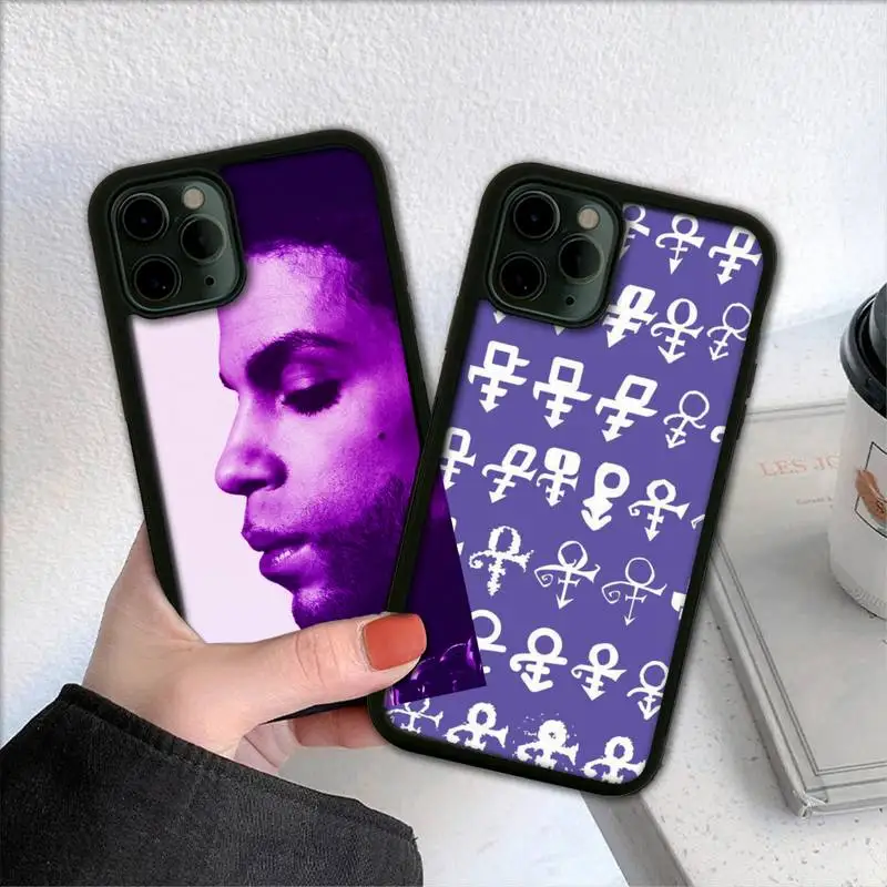 

Prince Rogers Nelson Violet Phone Case For PC-Iphone 5 5s se 6 6s 7 8 11 12 X Xs Xr Pro Plus Max Mini Cover