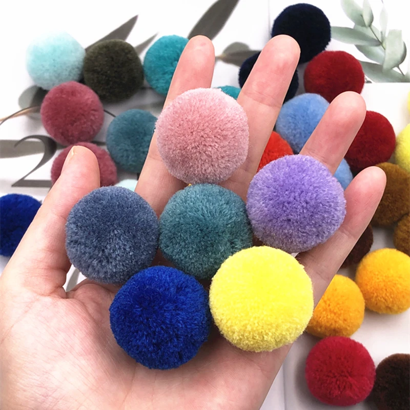 

100p 20mm cashmere ball suitable for DIY scrapbook wedding home velvet ball crafts clothing jewelry scarf sewing accessories