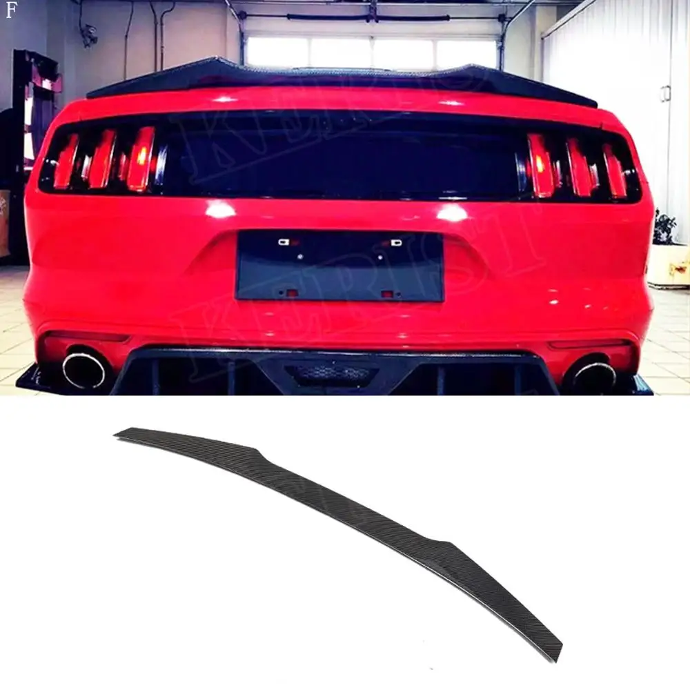 Спойлер на заднее крыло из углеродного волокна для Ford Mustang GT купе 2015 2016 2017 2018
