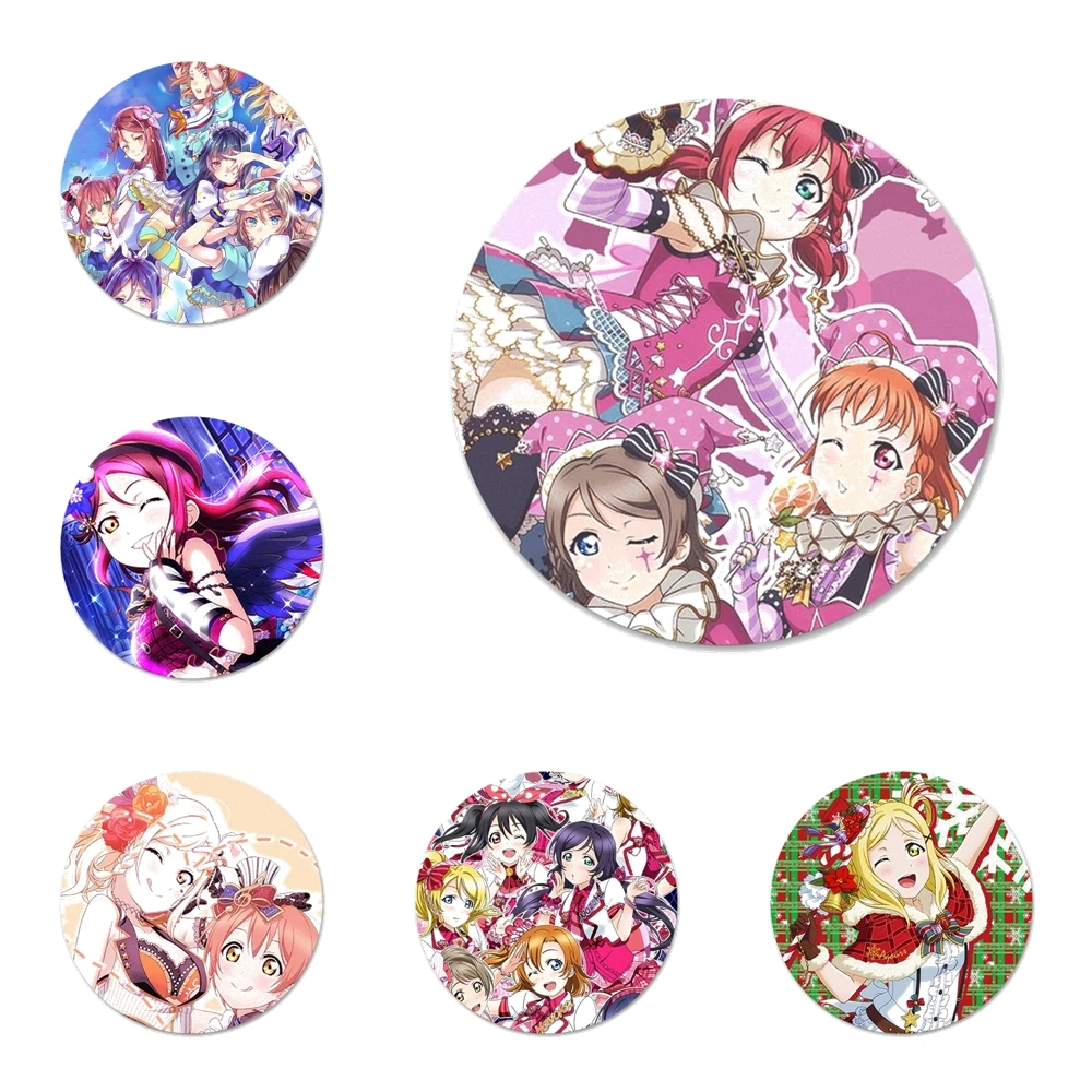 

Значок для школьного удостоверения Love Live, украшение для одежды и рюкзака, подарок