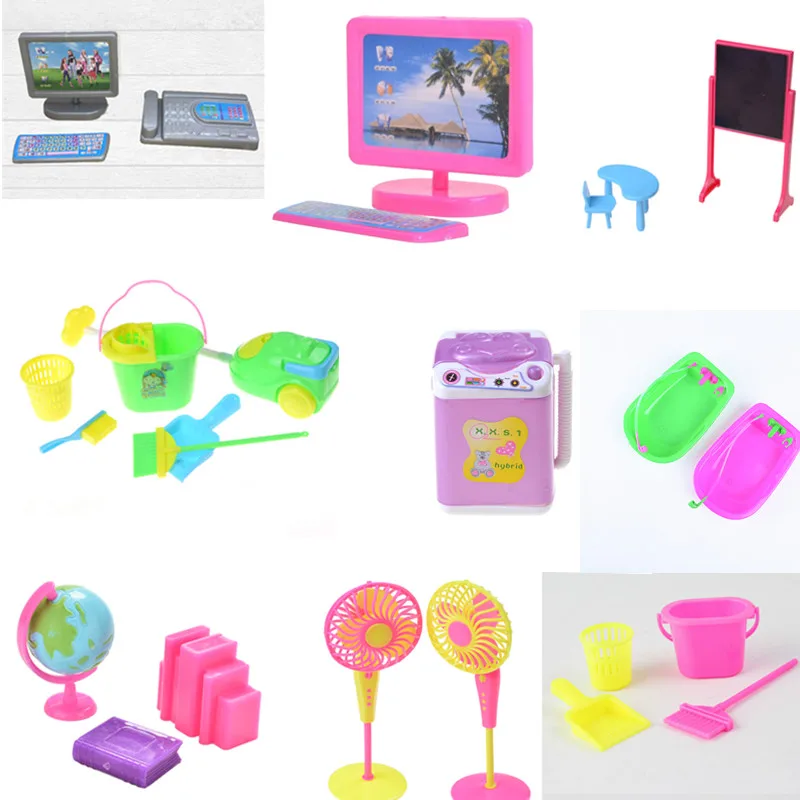 Микс Милая кукольная мебель притворяться играть в игрушку для куклы Барби