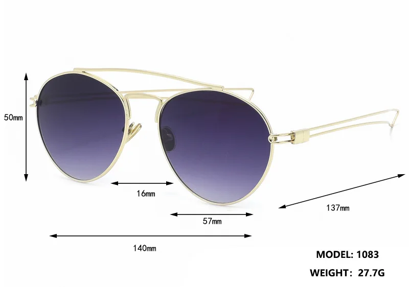 

2021 new round frame sunglasses female fashion online celebrity with metal double beam hollow sunglasses female tide