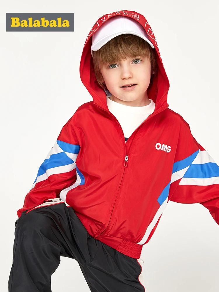 Детская куртка для мальчиков Balabala тонкая из синтетического волокна светильник
