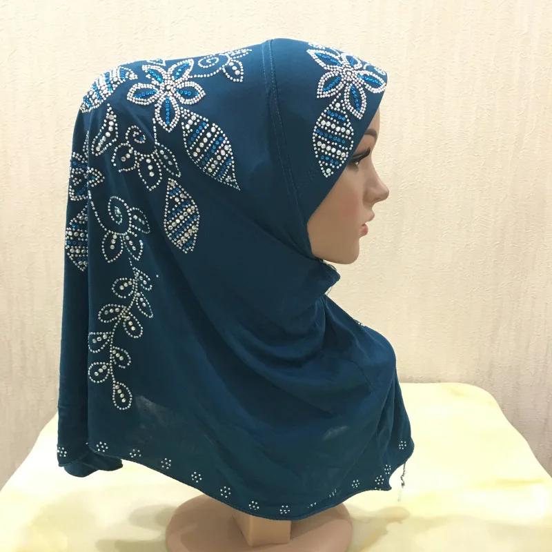 

Hot Selling Peacock Drill Headscarf Arabic Hood Malaysian Scarf Headtie