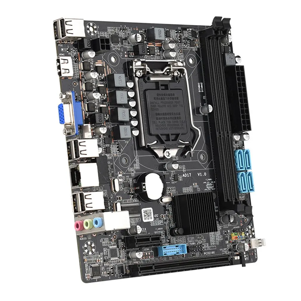 

H55m Computer Mainboard Game Mainboard Supports Lga1156 Ddr3 Processor Matx Memory Desktop Computer H55m Computer Motherboard
