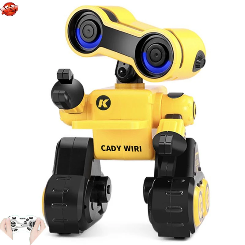 Intelligent Wireless Control Touch Induction RC Robot Model 2.4G Recording Programming Interaction Dancing Delivery Robot Toy
